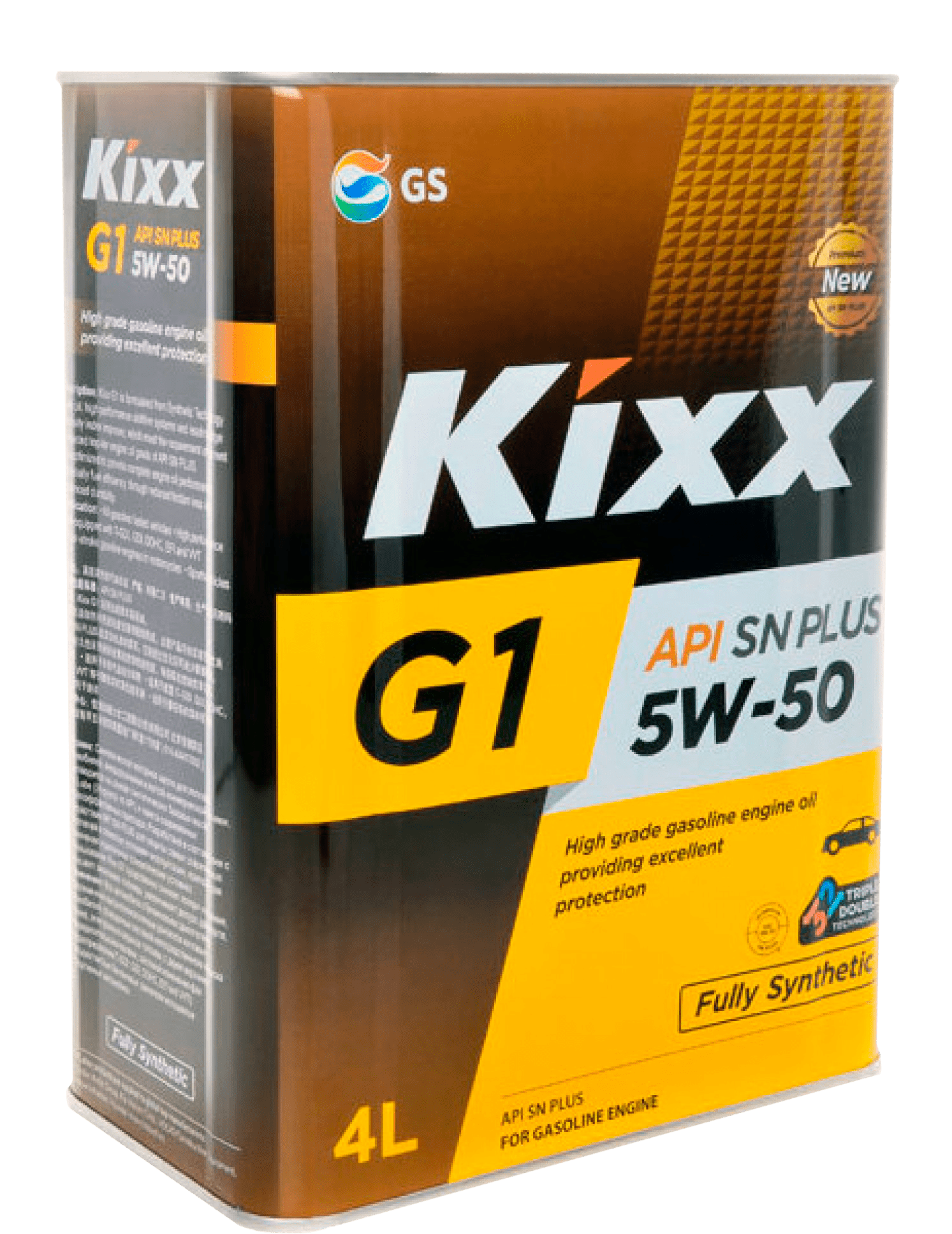 Моторное масло KIXX G1 SN PLUS 5W50, 4л